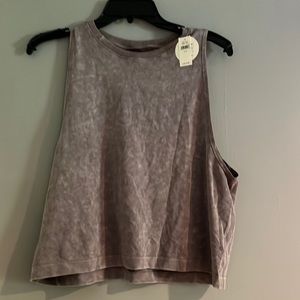 Aerie offline workout top mauvey color
